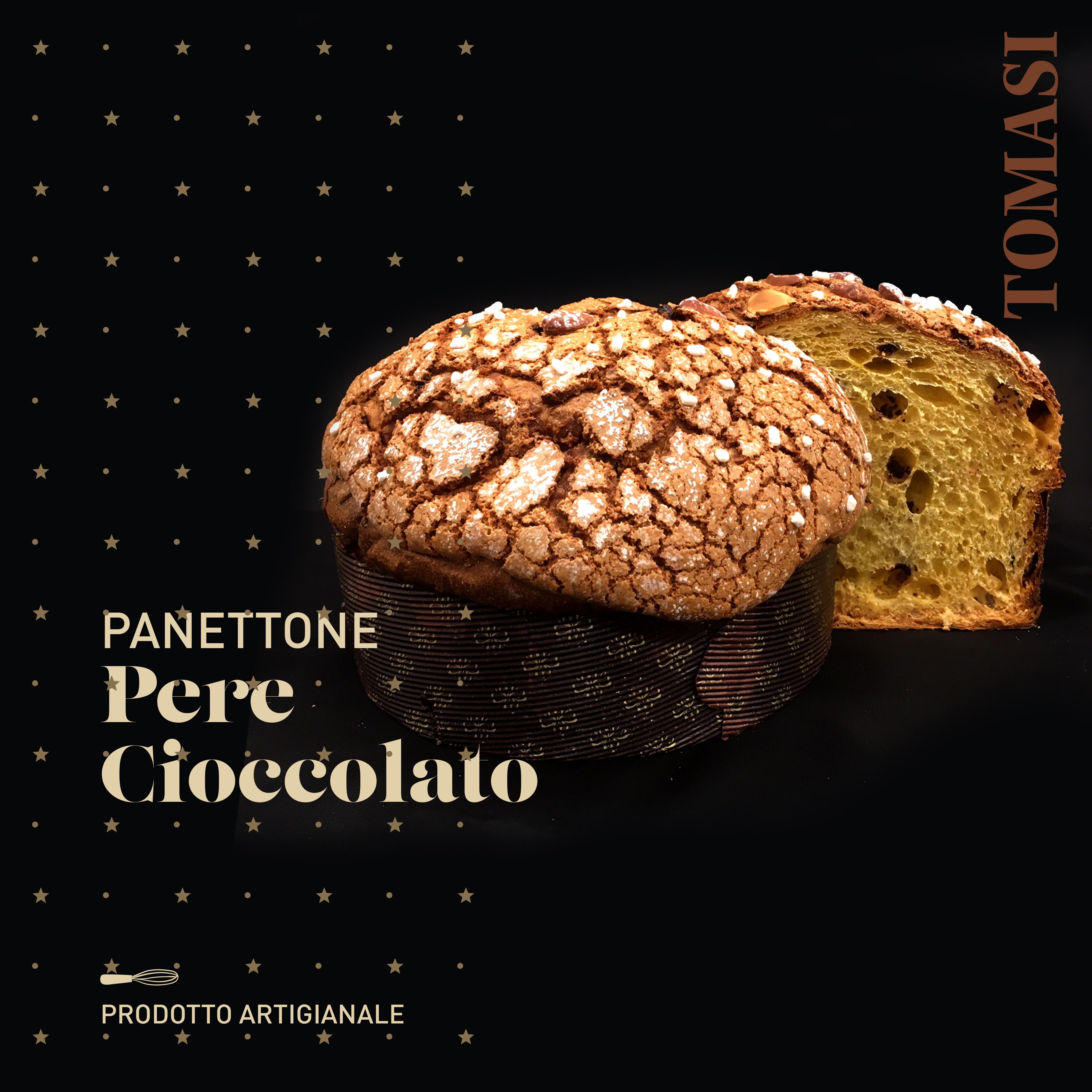 Panettone Pere e Cioccolato - 750g